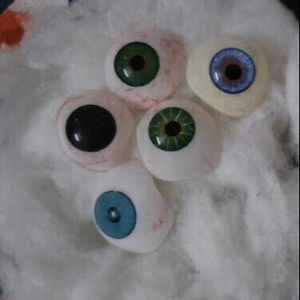 SS Fabricación Vintage Antiguo Artificial Mix Eye Set de 5 piezas Único Color verde azul Ojo protésico humano hecho de plástico - Product Image 2
