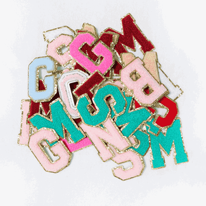 Vente en gros de patchs personnalisés de haute qualité avec lettre de broderie DIY Iron on Hoodie Rainbow Color Chenille Embroidery Patches - Product Image 6