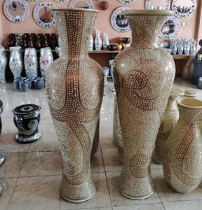 Luxurious <b>Large</b> Ceramic Vase <b>Ornament</b> for Home Decoration Pottery & Enamel Product - Product Image 2