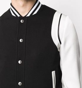 Chaqueta Universitaria de Béisbol Estilo Bomber, Personalizada con Recubrimiento de Lona, Venta al por Mayor OEM - Product Image 4