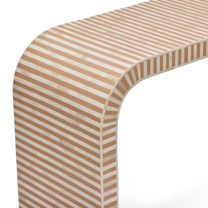 Elegante mesa de consola con incrustaciones de hueso de estilo tradicional Interior de MDF de lujo para aplicaciones de dormitorio - Product Image 3