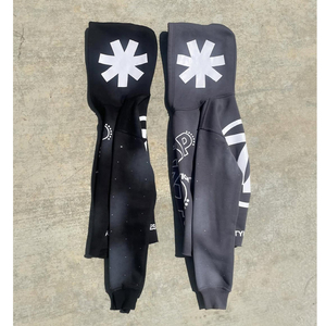 ชุดเสื้อสเวตเตอร์ผ้าฝ้ายมีฮู้ดผ้าปะติดสำหรับฤดูหนาวปรับแต่งได้ตาม100% - Product Image 6