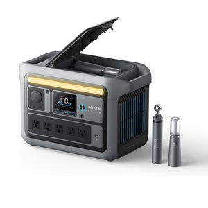 New Anker SOLIX C800 X Portable Power Station, 1200W (Peak 1600W) <b>Solar</b> <b>Generator</b> with Camping Lights, 768Wh LiFePO4 Battery - Product Image 1