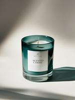 Groothandel 10oz Luxe Blauwe Glazen Kaarsenpot met Aangepast Privélogo, Niet-toxisch, Sterk Geurend, Langdurig, Thanksgiving Diwali