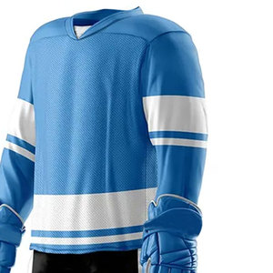 Uniforme de hockey sur glace sur mesure 2026 avec nom d'équipe personnalisé, haute qualité, 100% polyester, design respirant, prix bas en vente - Product Image 5