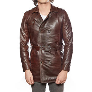 เสื้อโค้ทหนังสำหรับผู้ชายใส่สบายแบบพรีเมี่ยมทำจากวัสดุนุ่มลื่นเพื่อสวมใส่ในฤดูหนาวได้ทุกวันและดูมีสไตล์ - Product Image 4