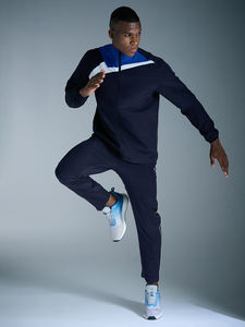 Chándal Deportivo de Invierno de Dos Piezas para Hombre, Personalizado, de Alta Calidad, de Poliéster/Nailon, Cortavientos, para Correr, Secado Rápido, Ligero - Product Image 3