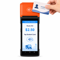Terminal de Pago Portátil Android 14 para Cobro de Tarifas de Autobús con Escáner de Códigos QR NFC, GPS e Impresora de Boletos de 58 mm R330 Plus