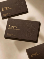 Boîte cadeau en chocolat personnalisée de luxe avec gaufrage en feuille d'or pour truffes, bonbons, emballage alimentaire durable, vente en gros B2B