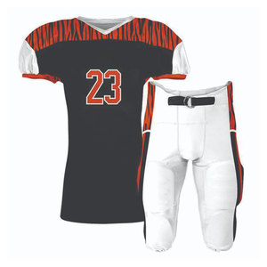 Uniforme de entrenamiento de fútbol personalizable Jersey Set Tela de poliéster con diseño impreso a través de técnica de sublimación - Product Image 3