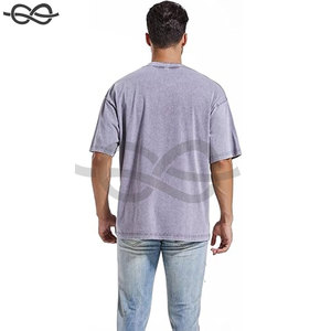 Camisetas de verano de algodón pesado de gran tamaño para hombre, camiseta informal holgada Vintage de manga corta, camisetas Unisex cómodas y elegantes - Product Image 4