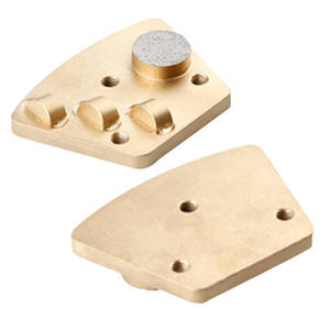 Outil trapézoïdal PCD à triple demi-ronde fileté M6 avec support à barre unique pour le retrait de peinture époxy, colle et mastic - Product Image 4