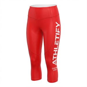 Leggings de yoga à taille élastique de qualité supérieure pour femmes-Vêtements de sport respirants à taille haute pour l'entraînement, le fitness et la course-OEM - Product Image 1