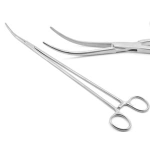 เครื่องมือผ่าตัดทั่วไปคุณภาพสูง น้ำหนักเบา คีมผ่าตัดและผูกหลอดเลือดแบบโค้ง รุ่น Mixter Forceps 9 - Product Image 1