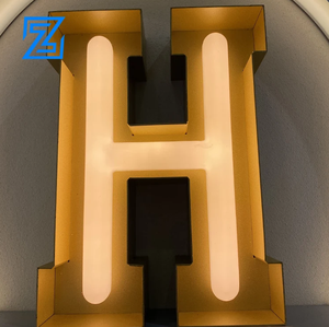 Letras LED rojas con logotipo de tienda de gran precio Letrero de neón con <span class=keywords><strong>letra</strong></span> de acero inoxidable de bajo precio - Product Image 3