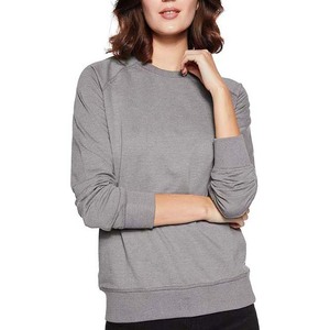 Sudaderas de Alta Calidad 100% Algodón para Mujer, Secado Rápido, Transpirables, Mangas Regulares, Sudaderas Personalizadas, Color Gris - Product Image 1