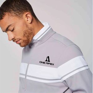 Ensemble de survêtements de qualité supérieure pour hommes, vêtements de sport ajustés avec veste à fermeture éclair et joggings, design léger pour la course à pied, le sport et le style décontracté - Product Image 6