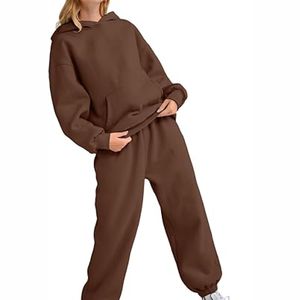 2025 nuevo chándal con capucha de algodón 100% de la mejor calidad para mujer, tamaño personalizado y estampado en Color, temporada de invierno de peso pesado MOQ 2 uds - Product Image 5