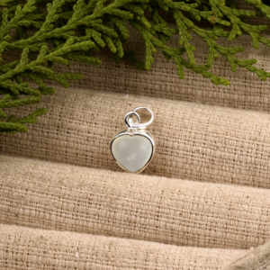 Pendentif en argent sterling 925 avec calcédoine rose naturelle - Product Image 5