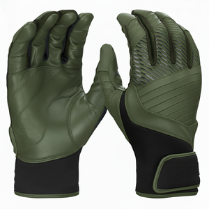 Gants de baseball en gros avec logo personnalisé de couleurs avancées, résistants à l'abrasion, amortissant les chocs, durables, ventilés, gants de frappe pour le softball - Product Image 3