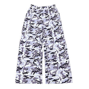 Nouvelle Arrivée Pantalon Baggy Unisexe Style High Street à Motif Encre Éclaboussée, Coupe Évasée et Ample - Product Image 1