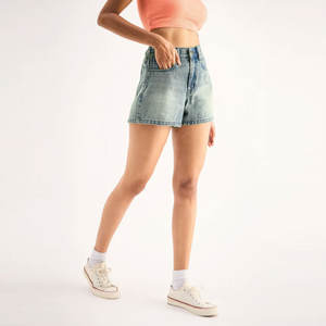 Shorts en jean décontractés pour femmes, style 2025, taille haute, respirants, shorts en jean pour femmes - Product Image 6