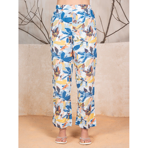 Conjunto de Cordón Estampado 100% Viscosa Rayón para Mujer, Conjunto de Cordón Modesto para Mujer, Disponible a un Precio Razonable - Product Image 1