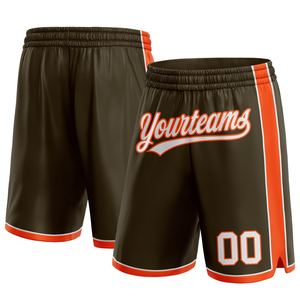Industrie Direct Engro Sportswear Basketball <b>Shorts</b> Custom Olive White-<b>Orange</b> Authentic Salute To Service Basketball <b>Shorts</b> - Product Image 1