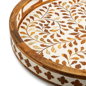 Nieuwe Aankomst Parelmoer Hout Koffie Dienblad Voor Thuis Tafelblad Restaurant Decor Thee Serveerschaal Door Ambachtelijke <span class=keywords><strong>Auar</strong></span>