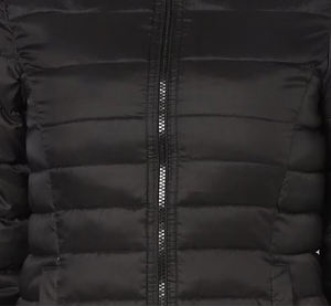 Veste matelassée personnalisée de haute qualité pour femmes, design en denim respirant avec doublure en nylon et rembourrage en coton, prix de gros - Product Image 6