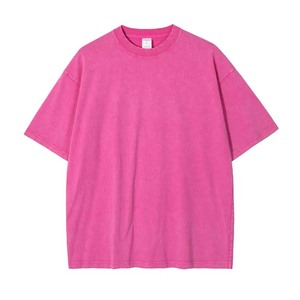 Wholesale Mens 100% Cotton Oversized Blank <b>Plain</b> T-Shirt Custom High Quality Printed Logo Short Sleeve Breathable Eco-Friendly - Product Image 2