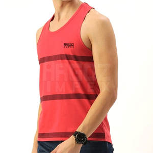 Vêtements de fitness Débardeur fabriqué au Pakistan Débardeur Vente directe d'usine Plus Size Summer Wear Hommes Débardeur - Product Image 2