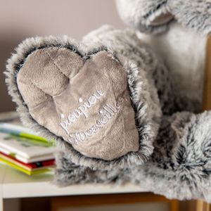 Koda le koala gris, peluche XL unisexe de 70cm en polyester doux de haute qualité, jouet en peluche pour câlins fabriqué en France - Product Image 4