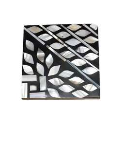 High Quality Home Bar Decoration <b>Coaster</b> for Cup Leaf <b>Coaster</b> Monstera Shaped <b>Ceramic</b> Green Silver Gold Accessories Europe Style - Product Image 1