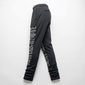 กางเกงวอร์มผู้หญิงทรงสกินนี่สำหรับฤดูหนาว ผ้าหนา ซักแล้ว ทรงสตรีท สไตล์ลำลอง พิมพ์ลาย 3 มิติ แบบพัฟฟ์ เอวยางยืด ผลิตโดยผู้ผลิตเสื้อผ้าสตรีทแวร์ - Product Image 5