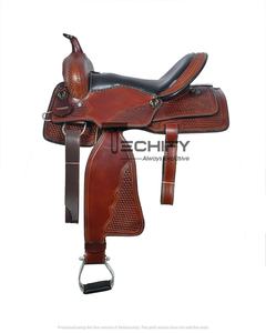 Silla de caballo de cuero de estilo occidental de calidad de exportación con características de diseño duradero para montar a precios asequibles a granel - Product Image 1