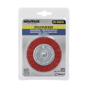 Spazzola in Nylon Disco O/100 mm. 1/4". - Product Image 5