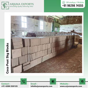 Approvisionnement direct d'usine de qualité supérieure blocs de coco tourbe de coco 5kg pour couche de tubage pour champignon - Product Image 3