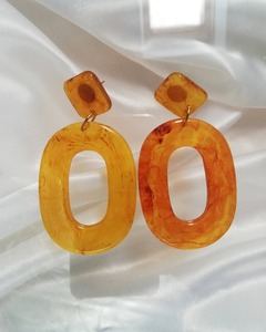 Boucles d'oreilles ange à la mode imperméables en résine 3D de haute qualité faites à la main avec balancent pour les femmes toutes les formes modèle modèle - Product Image 1