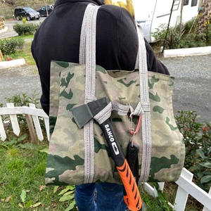 Personalized Log <b>Carrier</b> Wood <b>Carrier</b> Firewood Fireplace Personalized Firewood Log <b>Carrier</b> Wood <b>Bag</b> LLR-0048 - Product Image 1