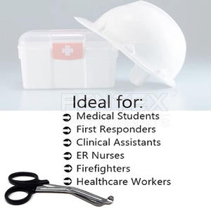 Tijeras de Trauma Universales de Alta Calidad, de Acero Quirúrgico Inoxidable con Mango de Plástico, Tijeras para Vendajes, Manuales - Product Image 2