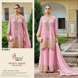 Collection de costumes Salwar pakistanais prêts à l'emploi Catalogue complet disponible au tarif de gros collection de vêtements de fête - Product Image 1