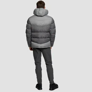 Vestes à la mode bouffantes taille plus avec logo personnalisé vente en gros de vestes bouffantes pour hommes - Product Image 2