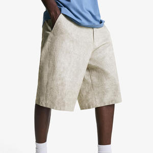 Pantalones Cortos de Trabajo de Verano para Hombre, Personalizados, 100% Algodón, Estilo Denim Recto, con Múltiples Bolsillos y Decoración Casual - Product Image 2