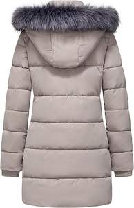 ONSTYLE SPORTS Mujeres Transpirable Tejido Puffer Coat Chaqueta larga de invierno Servicio OEM personalizado Estilo ELEGANTE - Product Image 6