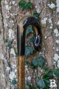 Mango ENSEMBLE Cuerno de búfalo Tamaño personalizado Mango de palo de cuerno de búfalo natural Mango de palo de vaca de color natural de la mejor calidad - Product Image 3