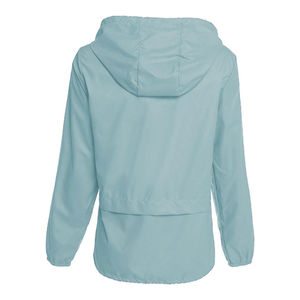 Vestes coupe-vent pour femmes personnalisées, vestes d'extérieur élégantes résistantes à l'eau avec capuche pour la course à pied, les sports et les aventures en plein air - Product Image 5