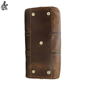 Sac de voyage personnalisé OEM avec logo, sac de week-end en cuir pleine fleur, sac de voyage pour homme, sac de transport pour la nuit - Product Image 2