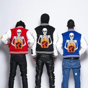 Personnalisé Chenille Broderie Polaire Collège Vestes Letterman Hommes Varsity Baseball Veste Varsités Vestes Fabricant - Product Image 2