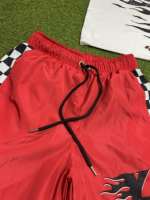 Ensemble de shorts pour hommes 100% coton, effet délavé, haute qualité, respirant, jogging, imprimé tendance, décontracté, logo personnalisé, design personnalisé